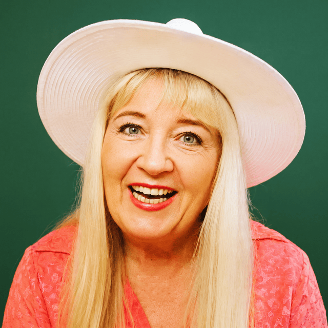 Caryl Westmore, founder of Best Life Publishing, smiling in a white hat